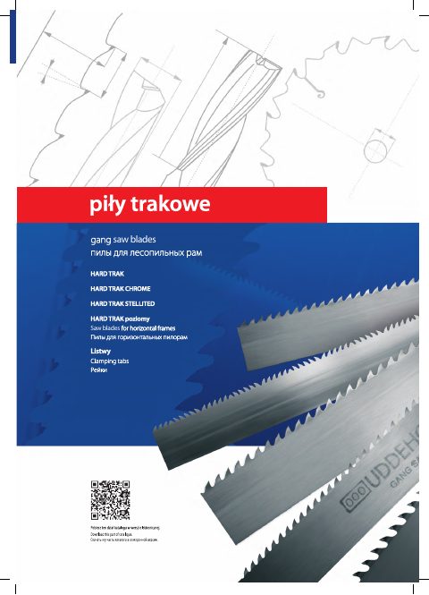 Okładka katalogu Drewno Piły trakowe