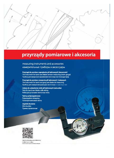 Okładka katalogu Drewno Przyrządy pomiarowe i akcesoria