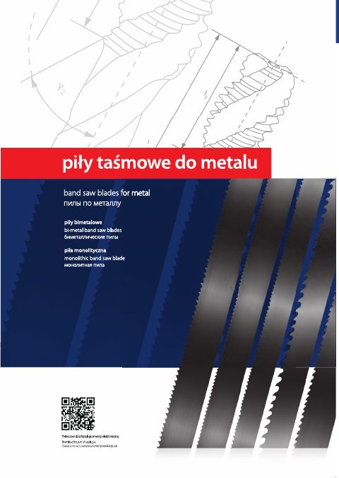 Okładka katalogu Piły taśmowe do metalu