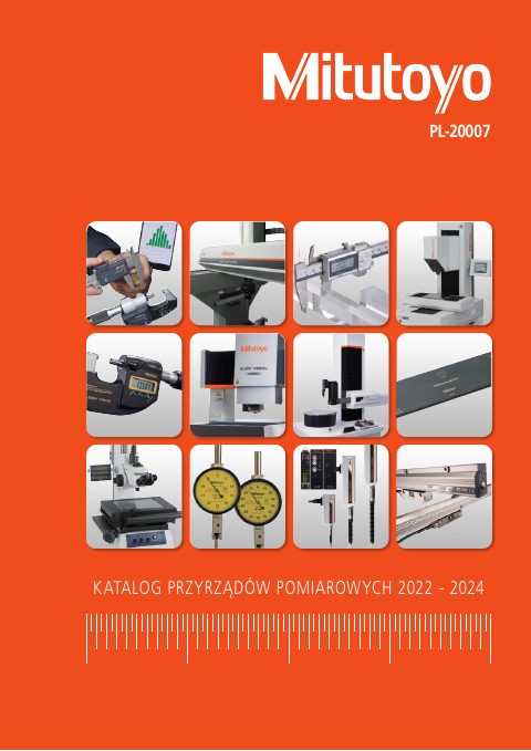Okładka katalogu Katalog produktów Mitutoyo