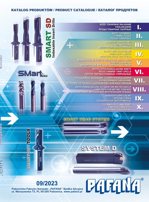 Okładka katalogu Katalog produktów Pafana